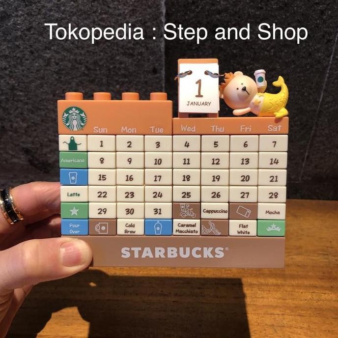 

Starbucks Calendar Lego Nano Block Siren Anniv 2023 Edition Original Co