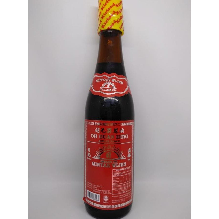 

Grosir Minyak Wijen Oh Guan Hing 300 Ml