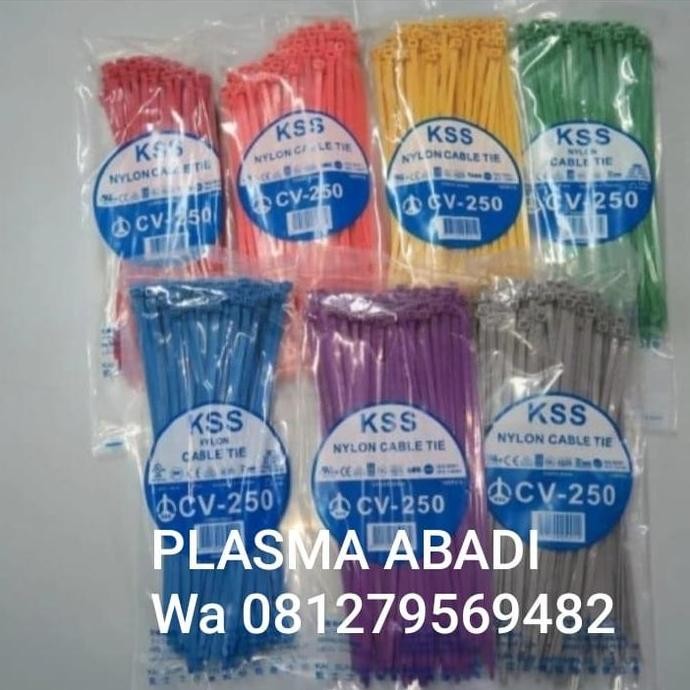 

Cable Tie Colour Kss Cv-250 Kabel Ties Warna Kss 25Cm @ 7Warna Co