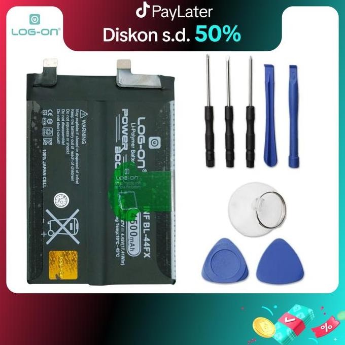 Log On - Bl-44Fx Untuk Infinix Note12 Vip Bl44Fx Support Fast Charging - Kapasitas 4500Mah Power Boo