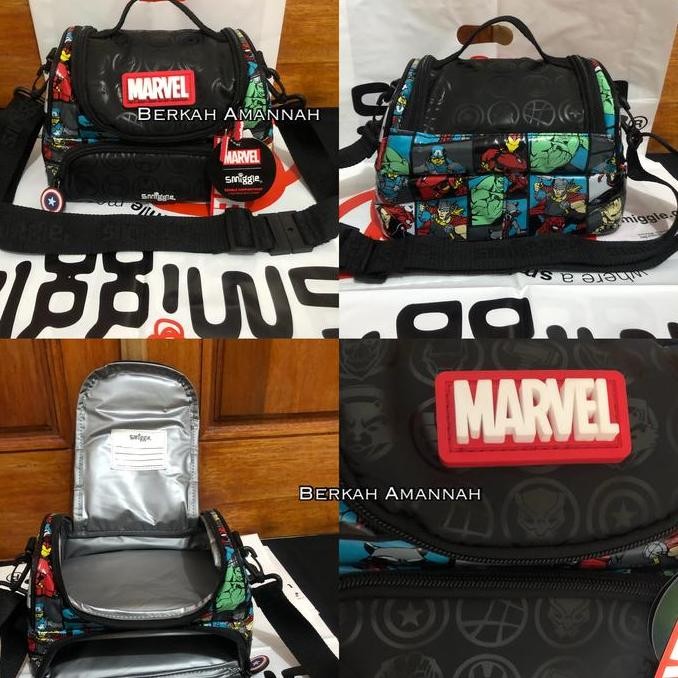 Smiggle Marvel Double Decker Lunchbag/Tempat Bekal Smiggle Ori Co