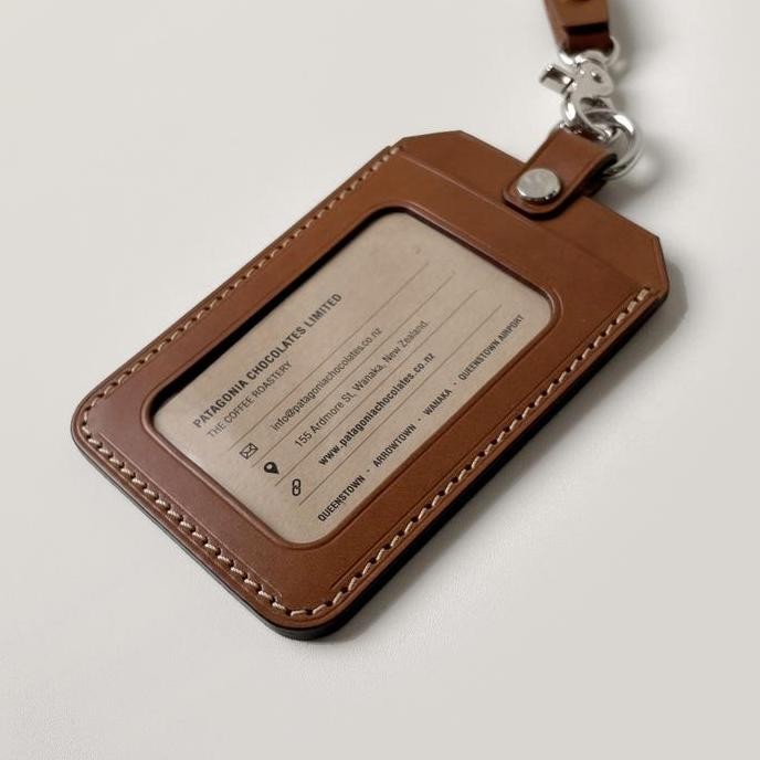 

Id Card Holder (Vertical) Lanyard Genuine Leather Co