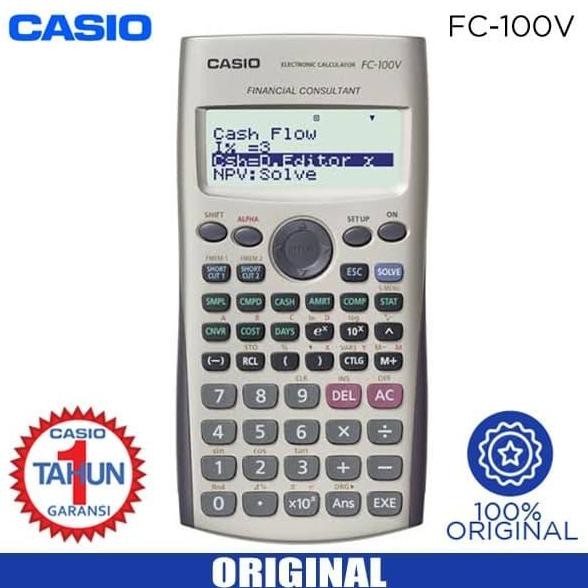 

Casio Calculator Fc 100 V-W-Dh Co