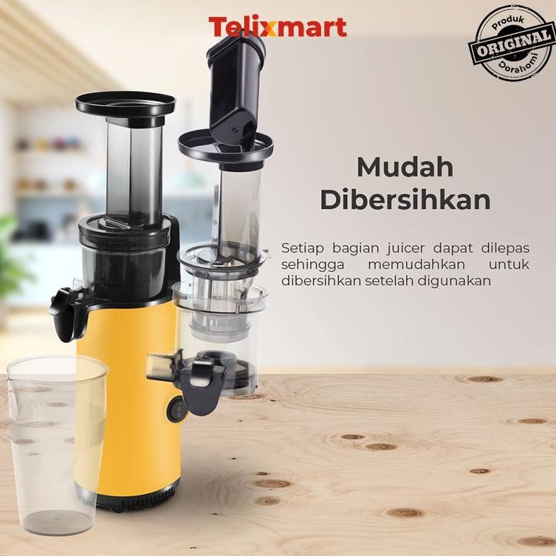 Slow Juicer Jeruk Lemon  Alat Peras Perasan Pemeras Jeruk Listrik Otomatis Stainless Kuat