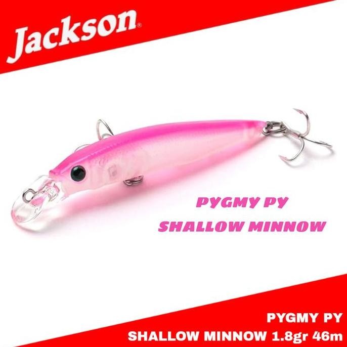 Terlaris  Jackson Py Pygmy Shallow Minnow Sinking Lure 1.8Gr 46Mm