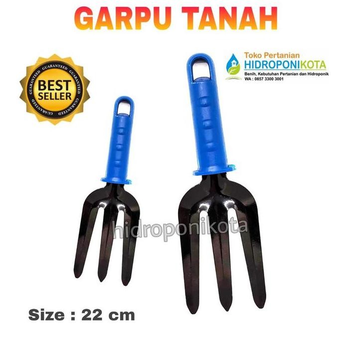 Garpu Tanah - Trisula - Alat Penggaruk Tanah - Sekop Mini