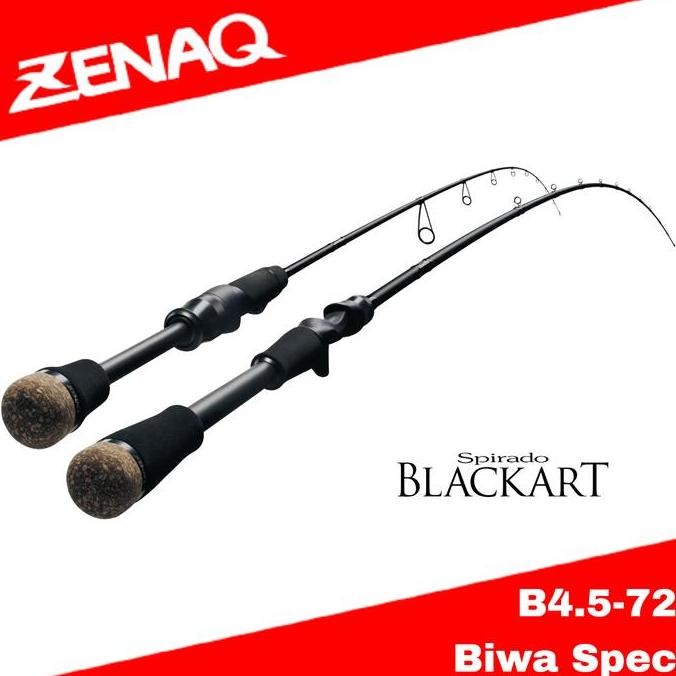 Segera Miliki  Joran Pancing Zenaq Baitcasting Spirado Blackart B4.5-72 Biwa Spec