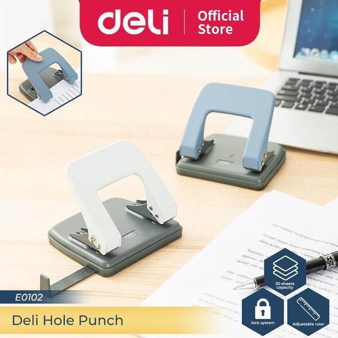 

Deli Pembolong Kertas / 2-Hole Punch Kapasitas 20 Lembar E0102