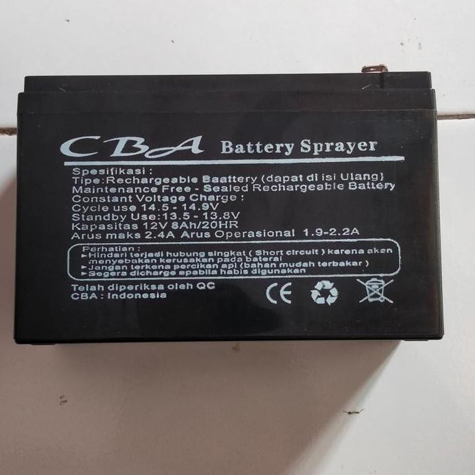 SPAREPART AKI BATERAI CBA BATTERY SPRAYER ELEKTRIK CBA GENUINE