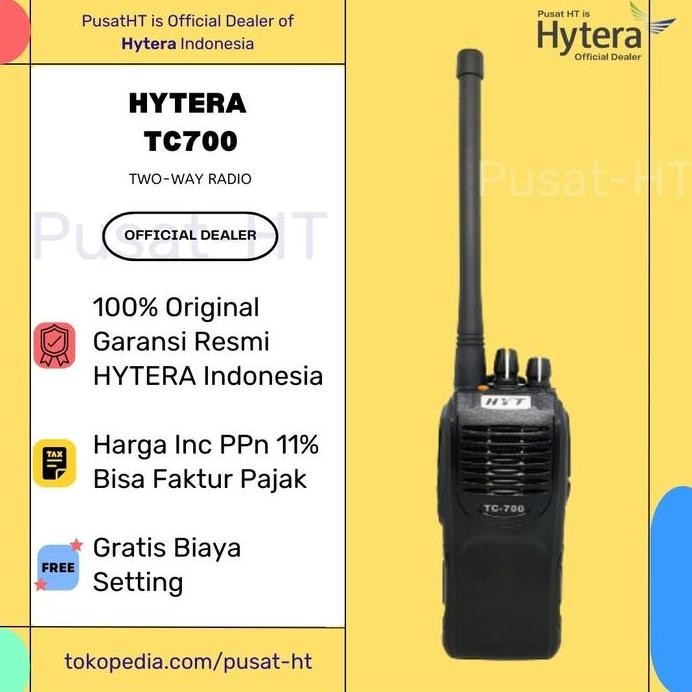 HT HYTERA HYT TC-700 TC 700 TC700 VHF GARANSI RESMI murah