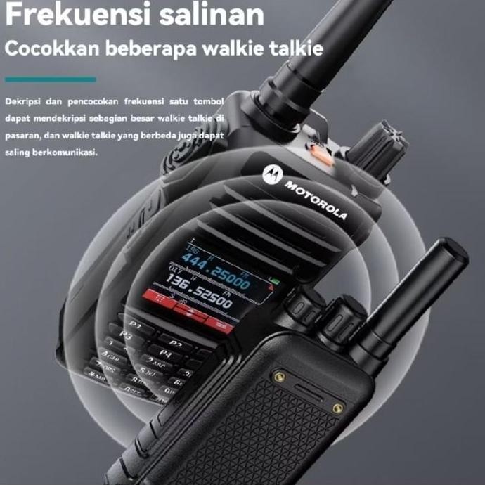 Radio HT Motorola DP4600 Jarak 25KM WalkieTalkie Baterei jumbo 6800Mah murah