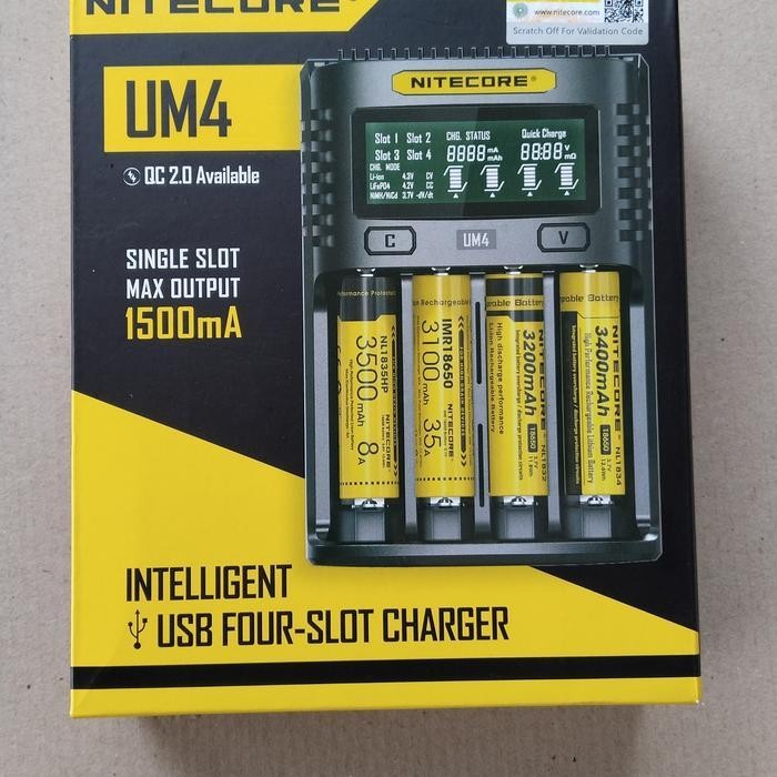 Charger Nitecore Um4 Original Buat Charger Tamiya Original Dan Terpercaya