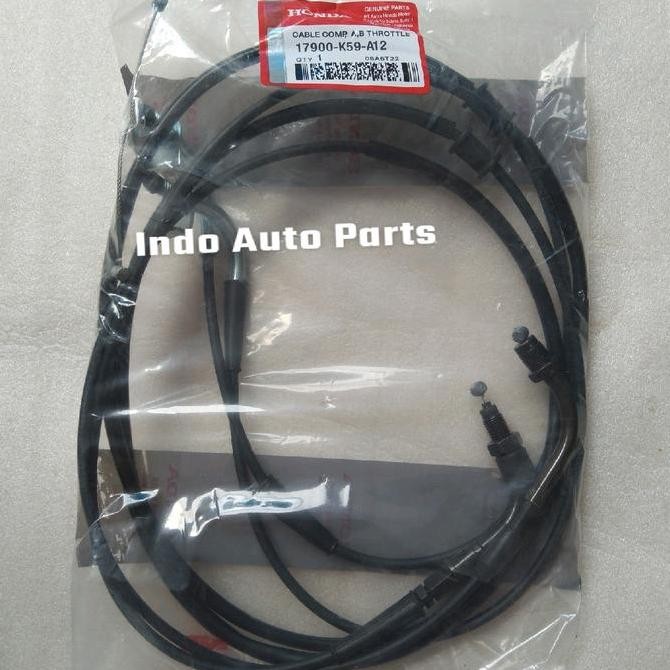 KABEL GAS HONDA VARIO 150 LED KABEL GAS ATAS + BAWAH VARIO 150 LED K59 murah