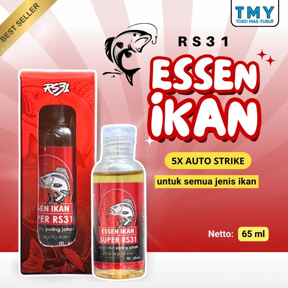 Best Seller Rs31 Essen Ikan Super - Essence Pancing Aroma Gurih & As Untuk Segala Ikan Mas, Lele, To