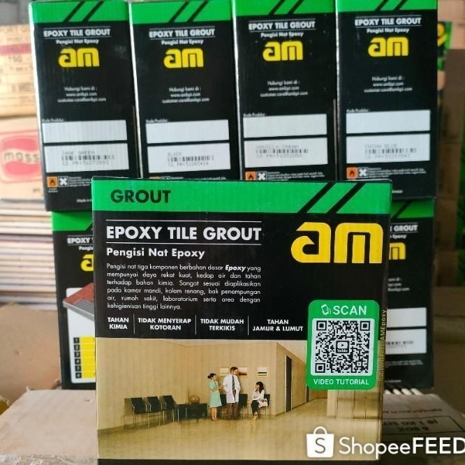 Nat Kolam Seumur Hidup Am 55 - White 1Kg Original Dan Terpercaya