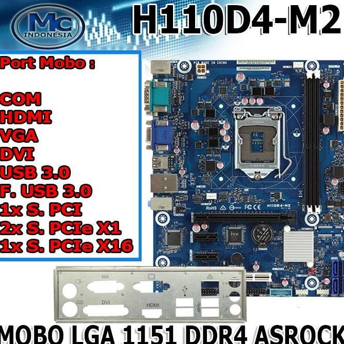 TERMURAH - Mainboard ASROCK Intel LGA Socket 1151