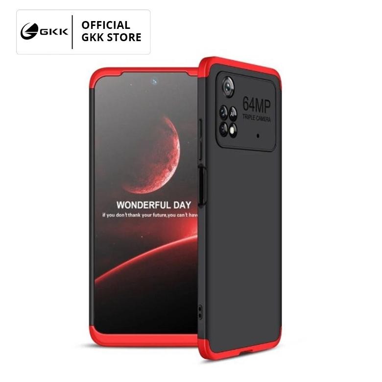 GKK Poco M4 PRO 4G Casing Hardcase 360 Bumper Anti Retak Original MURAH