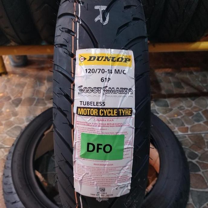 Ban DUNLOP SCOOT SMART 2, 120/70-14,,