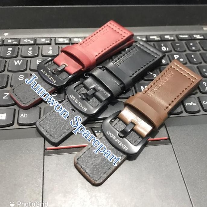baru Tali Kulit Jam Tangan SF Strap Tali Kulit Jam Tangan Seven 28mm