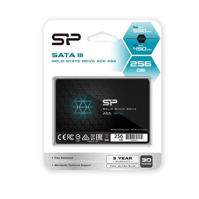 ready Silicon Power SSD 2.5" ACE A55 SATA III 3D TLC 256GB