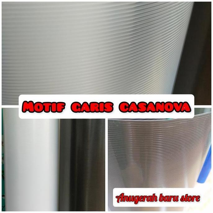 Fiber pagar plastik penutup pagar motif GARIS CASANOVA murah