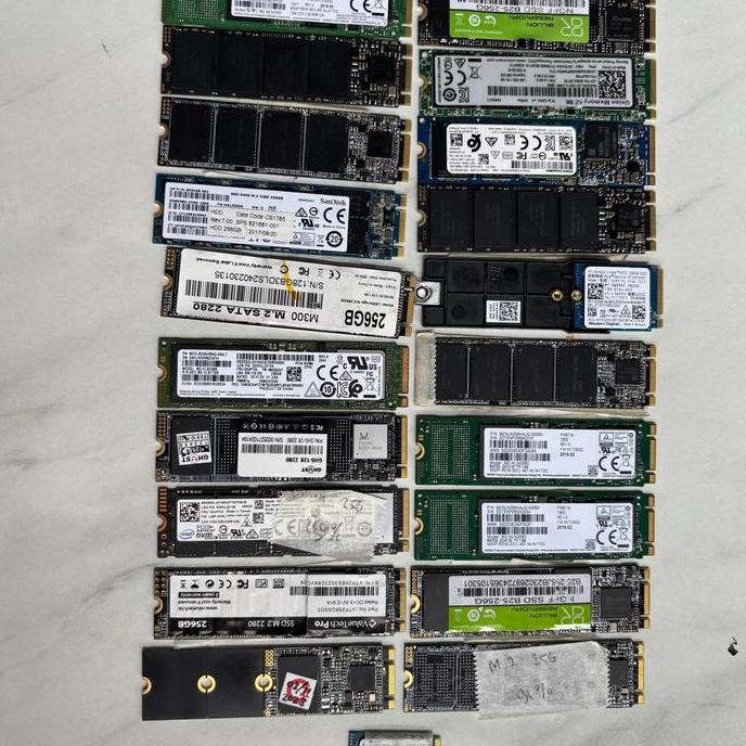 ready Ssd m.2 nvme 128gb 256gb second normal health bagus