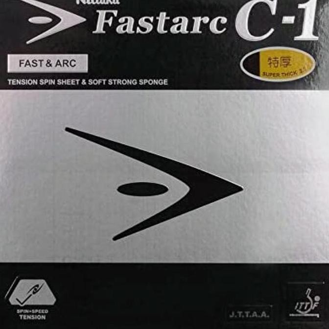 BEBAS ONGKIR - Nittaku Fastarc C-1 Fast Arc C1 - Karet Rubber Tenis Meja Pingpong