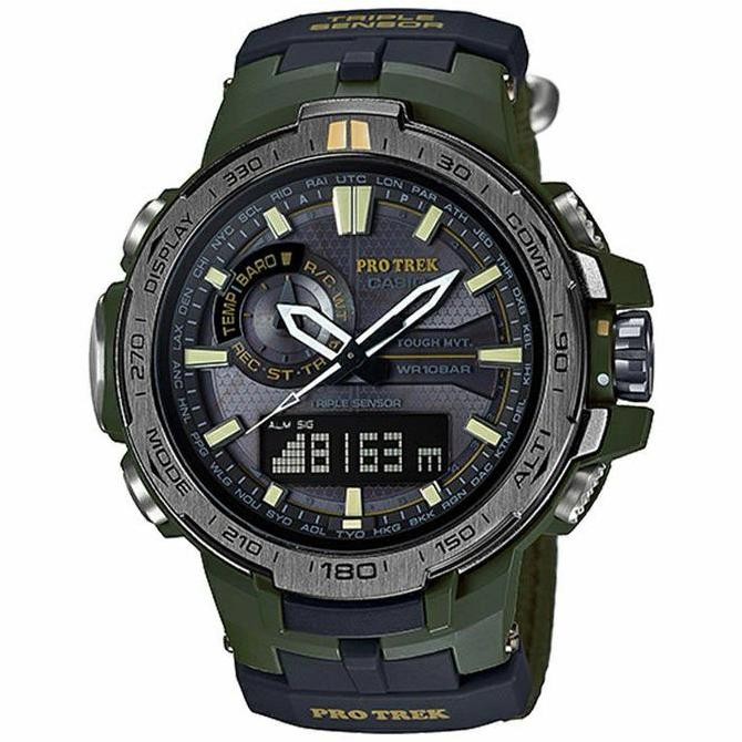 baru STRAP TALI JAM CASIO PROTREK PRW-3000 PRW-3100 PRW-6000 PRW-6000SG-3DR