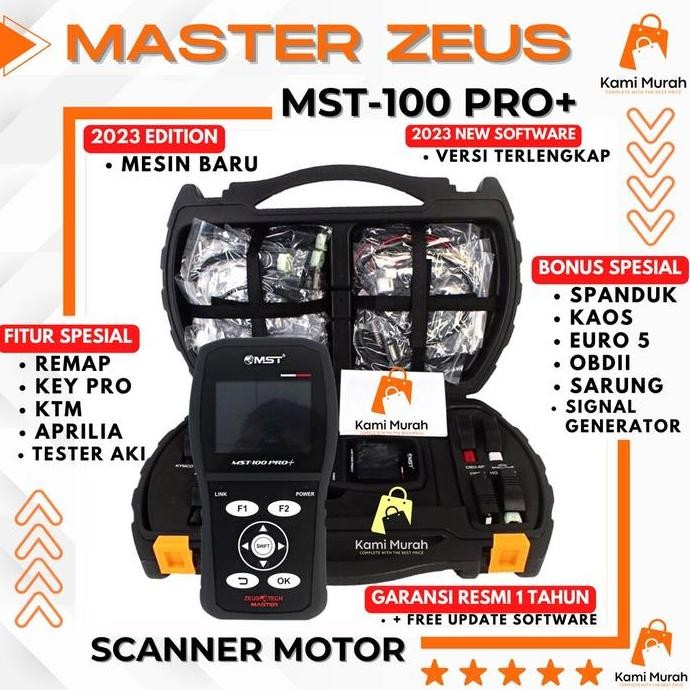 Scanner Motor Injeksi Universal MASTER ZEUS MST 100 PRO PLUS