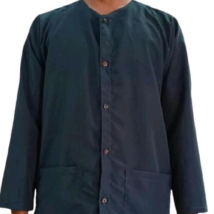 baru  Baju Koko oblong Polos Tanpa Kerah Dewasa Pria