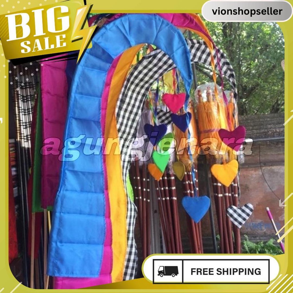 Umbul Umbul Khas Bali 5Meter Meledak