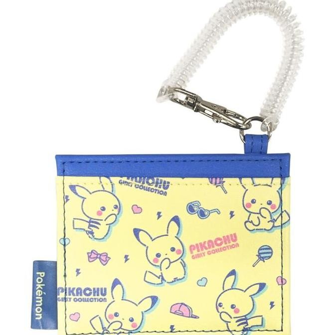 

READY Lanyard Tempat ID Card Holder Pikachu Girly Ori Pokemon Center Japan NEW