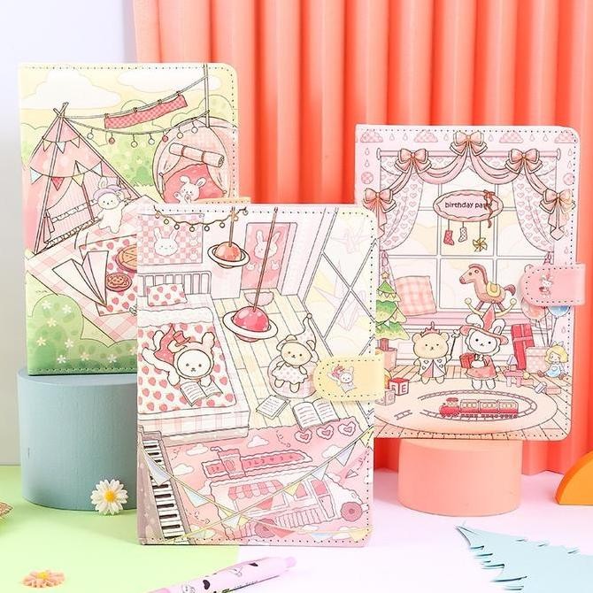 

READY Buku Diary Notebook Lucu Agenda Import Magic Rabbit JGPB 6240 NEW
