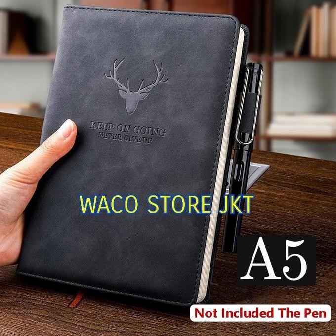 

READY Buku Catatan Kerja Kantor Bisnis Cover Kulit Agenda Notes Binder Murah NEW