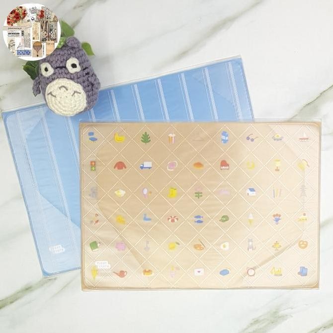 

READY Hobonichi Techo clear cover on cover A6 & A5. Hobonichi PVC cover. Sampul PVC hobonichi, stalogy, midori NEW