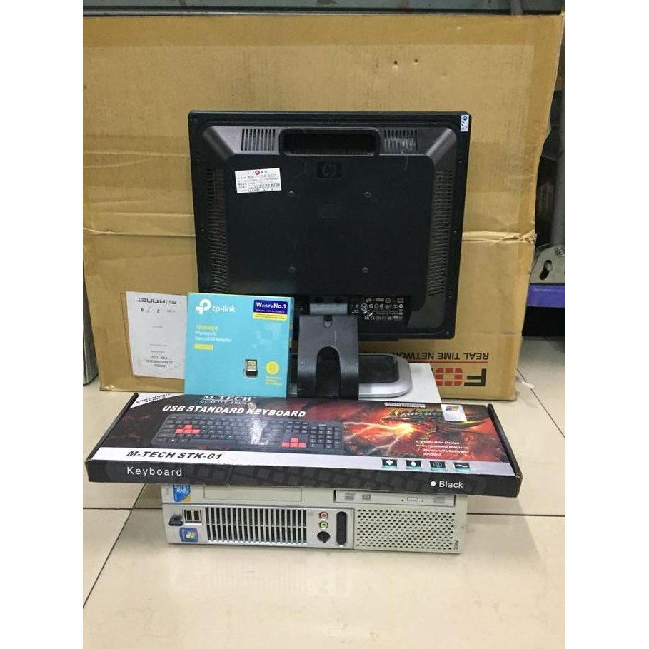 Paket Komputer Second - Pc Desktop Nec Core I5 Ram 4Gb - Lcd 17Inch New Stok