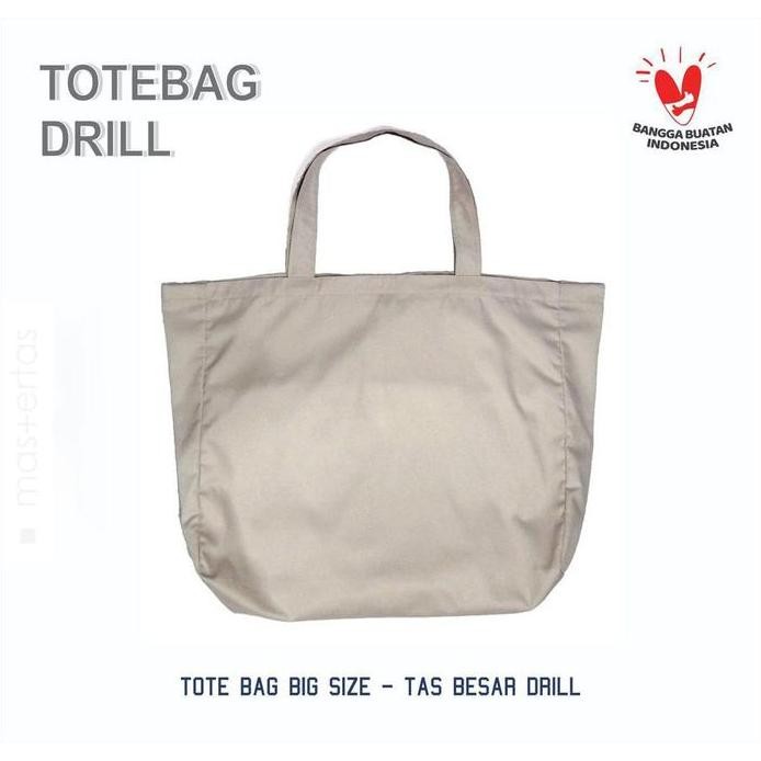 baru Tas kain besar, Totebag wanita polos, Tas belanja besar, tas custom