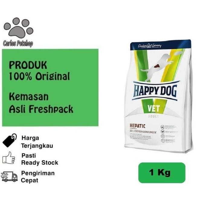 TERBARU - Happy Dog Vet Hepatic 1kg - Promo Price