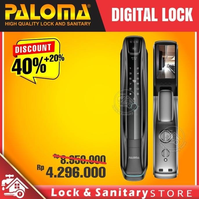 Kunci Elektronik Paloma Dlp 6000 Smart Lock Digital Lock Smart Home