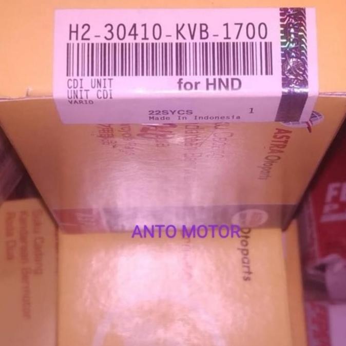 ready CDI VARIO 110  VARIO TEKNO 110 KARBU ASLI ASPIRA