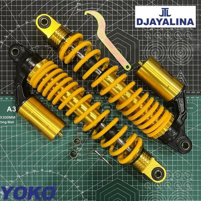 YOKO WARRIOR ( JLT 178 ) Shock Bebek Ukuran 270mm & 340mm - Shockbreaker Untuk motor bebek Yamaha Su