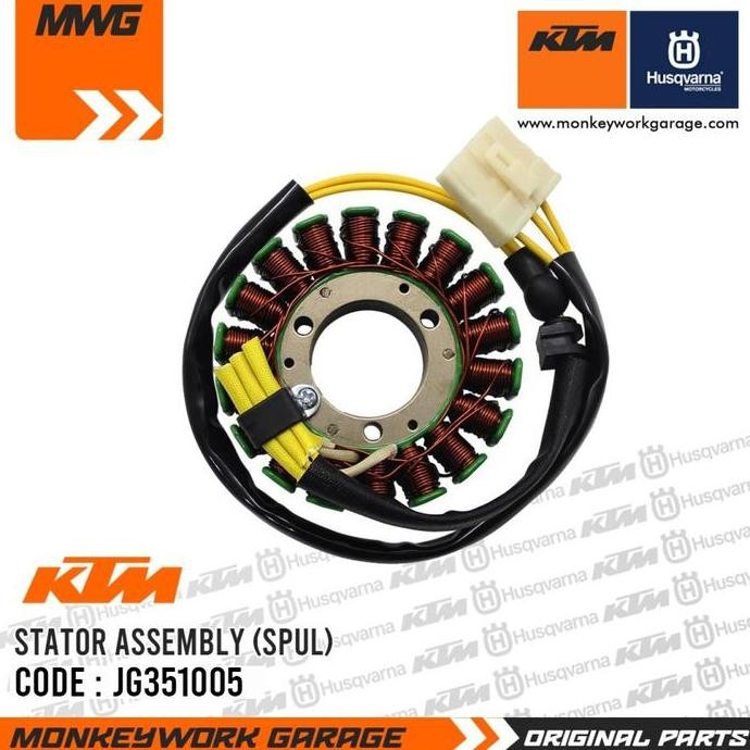 ready STATOR ASSY SPUL KTM DUKE 200 JG351005