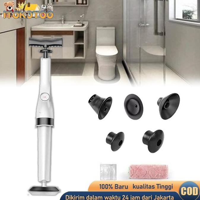 Drain Buster Pompa Pendorong Plunger Pompa Toilet Anti Mampet