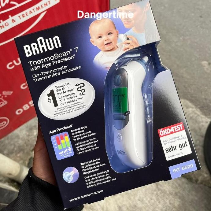 TERMURAH - Termometer Telinga Braun IRT6520 Ear Thermo Scan irt 6520 original