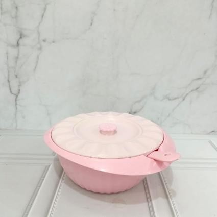 [3 & 6 Pcs] Basi Violetta Bulat / Basi Prasmanan Bulat/ Basi Prasmanan Plastik Bulat New