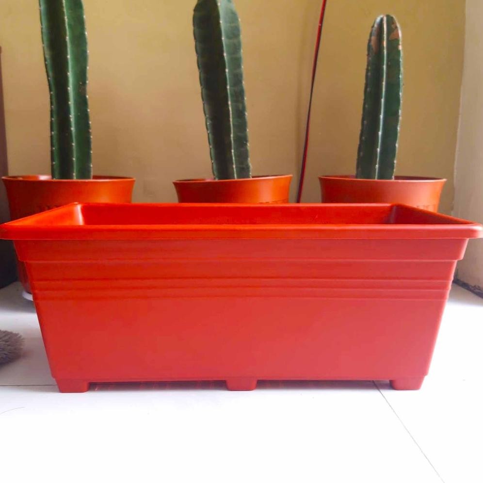 Pot Persegi Panjang Galaxy M / Pot Segi Panjang Besar 47 Cm/ Pot Bunga / Pot Tanaman Kotak New Produ