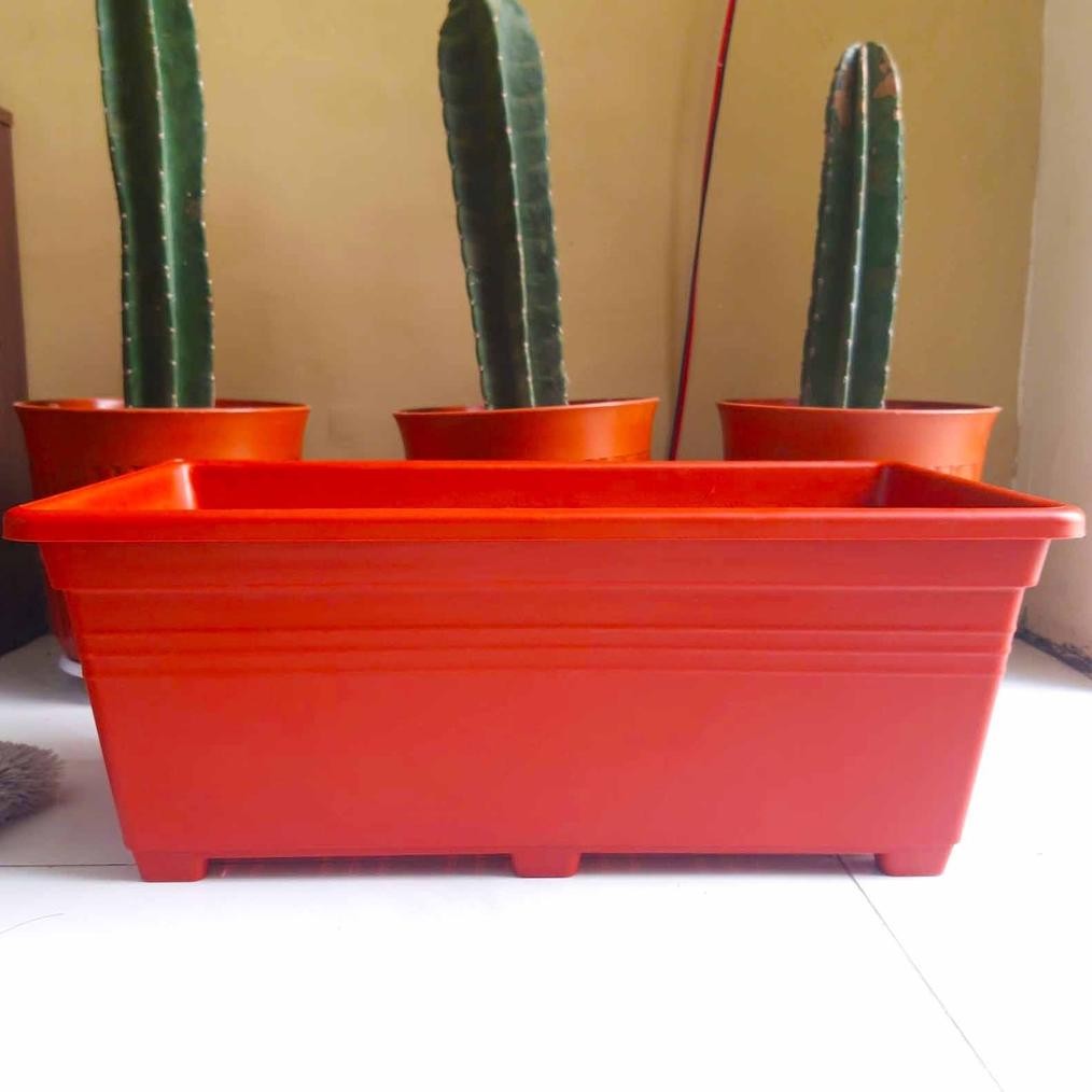Pot Persegi Panjang Galaxy M / Pot Segi Panjang Besar 47 Cm/ Pot Bunga / Pot Tanaman Kotak Terlaris