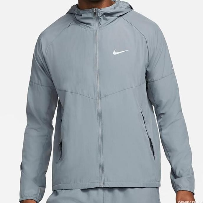 TERLARIS - Jaket Olahraga Original Nike Full zip Hoodie Abu Jaket Running Training Gym Branded Ori
