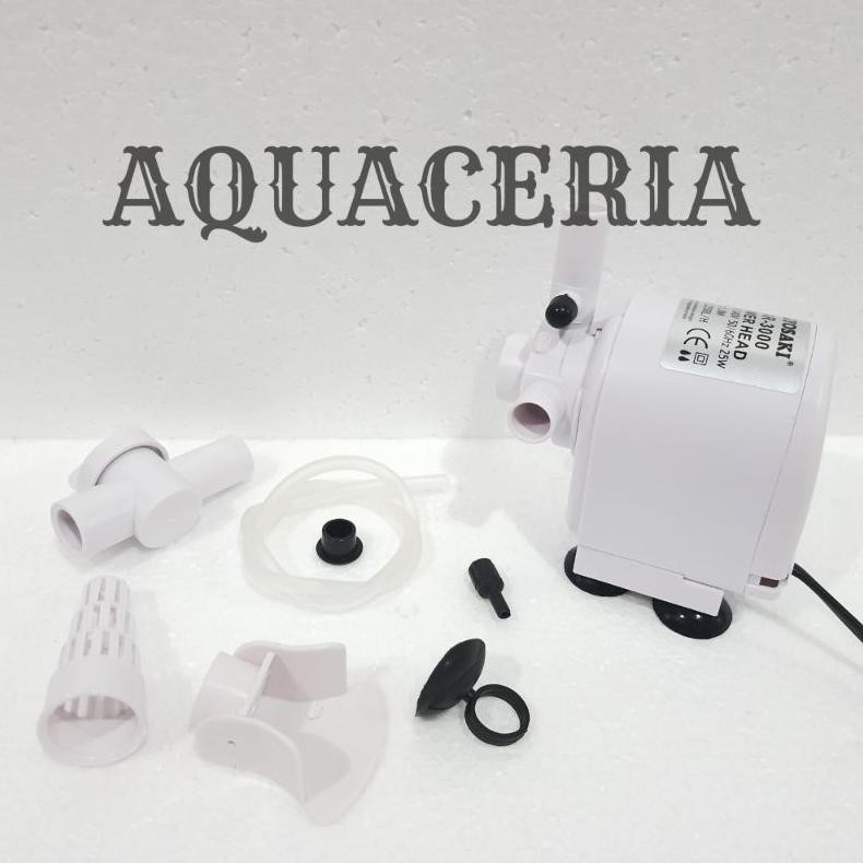 Premium Pompa Aquarium Kiyosaki Ar 3000 Pompa Celup Aquarium Aquascape