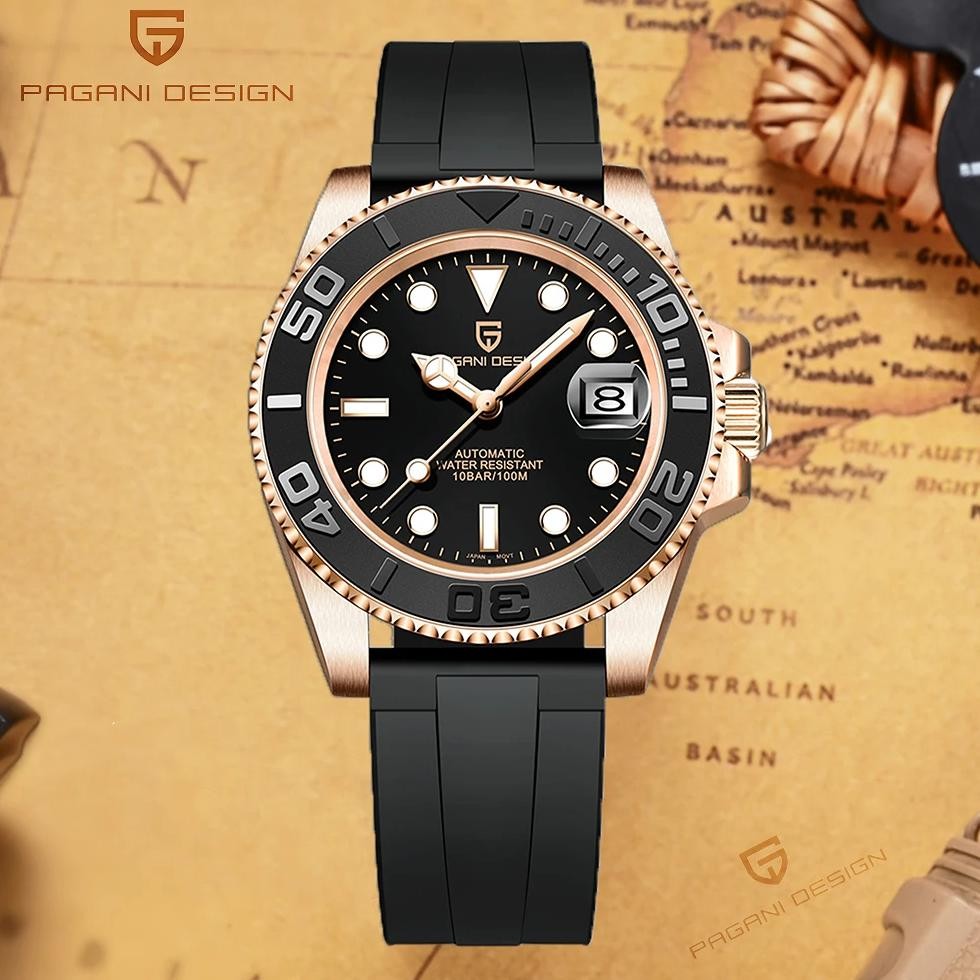 2024 New PAGANI DESIGN PD-1651 V3 Men Mechanical Watch Luxury Sapphire Glass Automatic Watch NH35 St